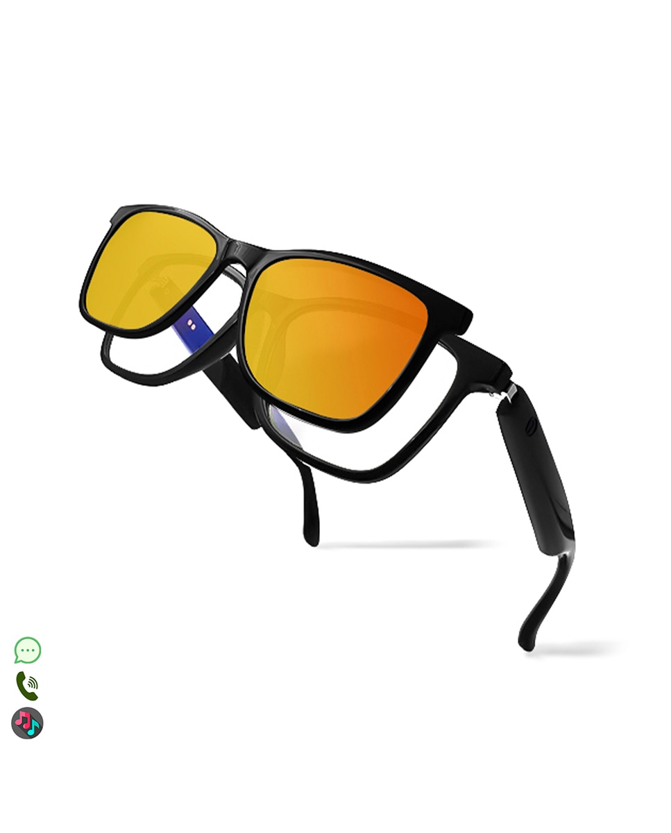 Imagen 0 de Gafas inteligentes GS05, llamada bluetooth, asistente de voz, control remoto de la cámara, lentes de sol magnéticas.