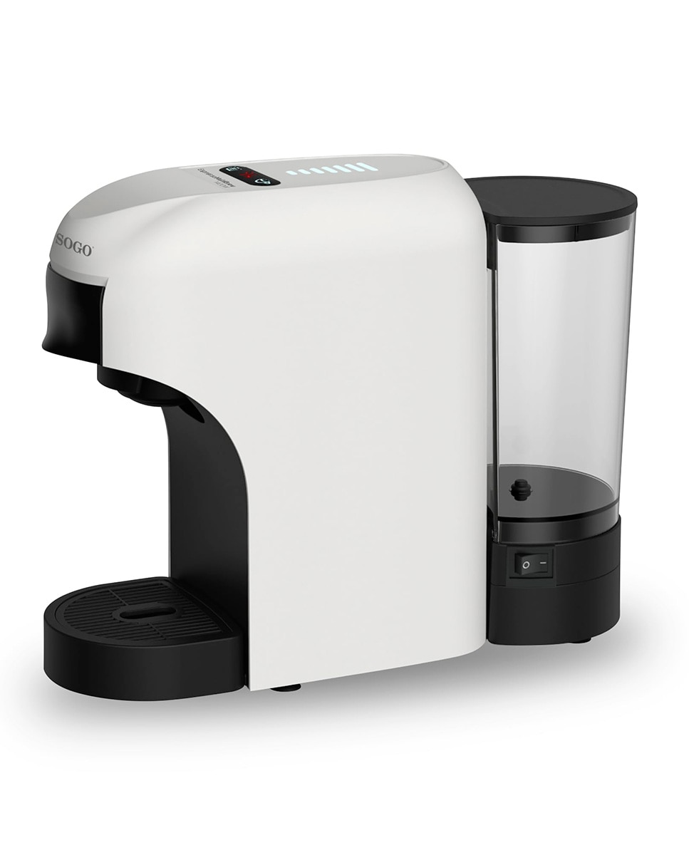 Imagen 0 de Cafetera Expreso 4 En 1 - Blanco / Negro 1400w