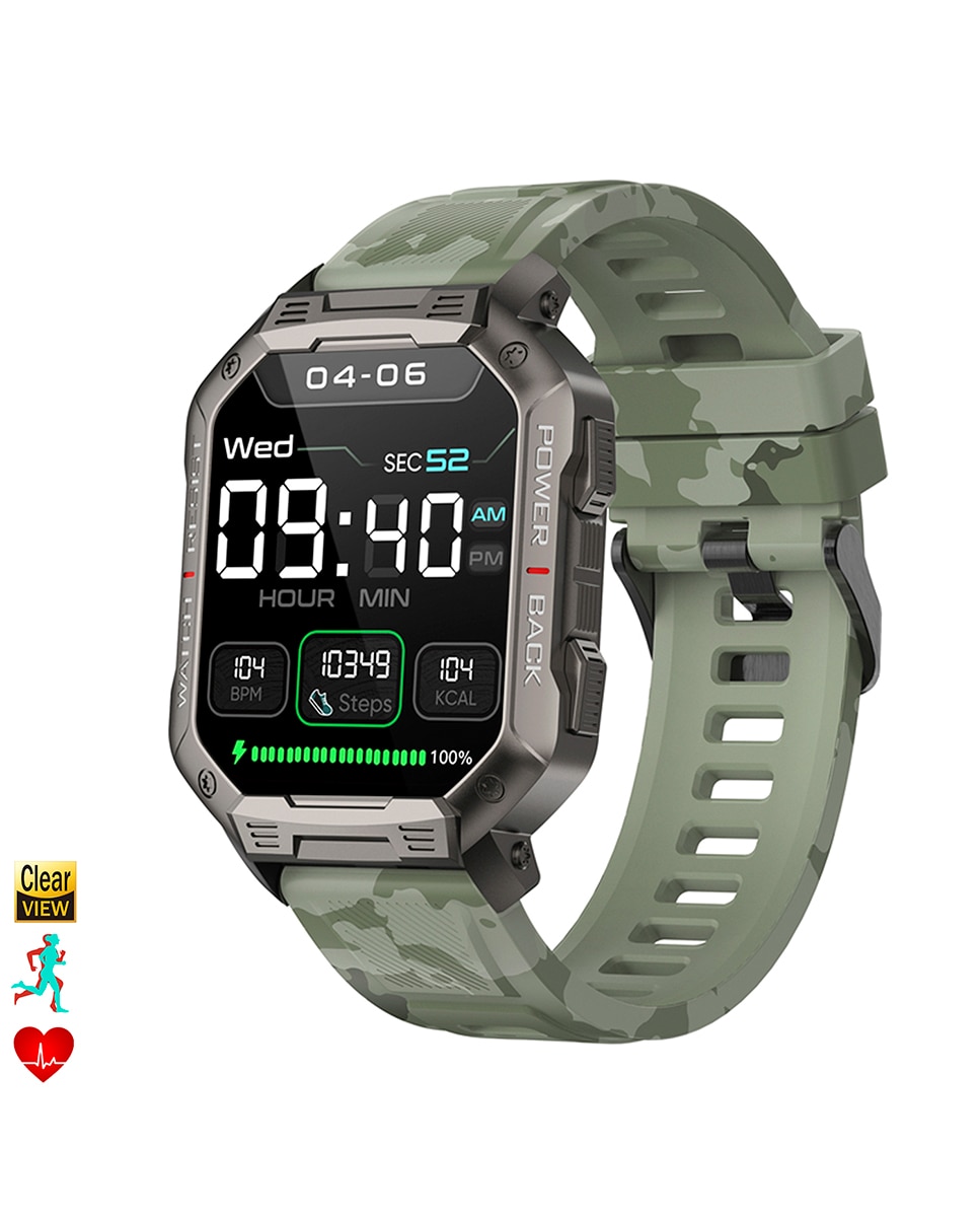 Imagen 0 de Smartwatch NX3 con modos deportivos, monitor cardiaco, de tensión y de O2. Batería de 410 mAh.