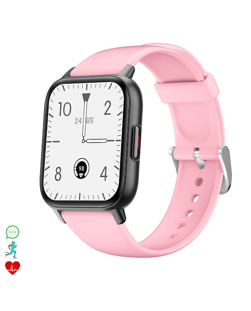 Imagen 0 de Smartwatch QS16 con termómetro corporal, monitor de tensión y O2. 24 modos deportivos, notificaciones de apps.