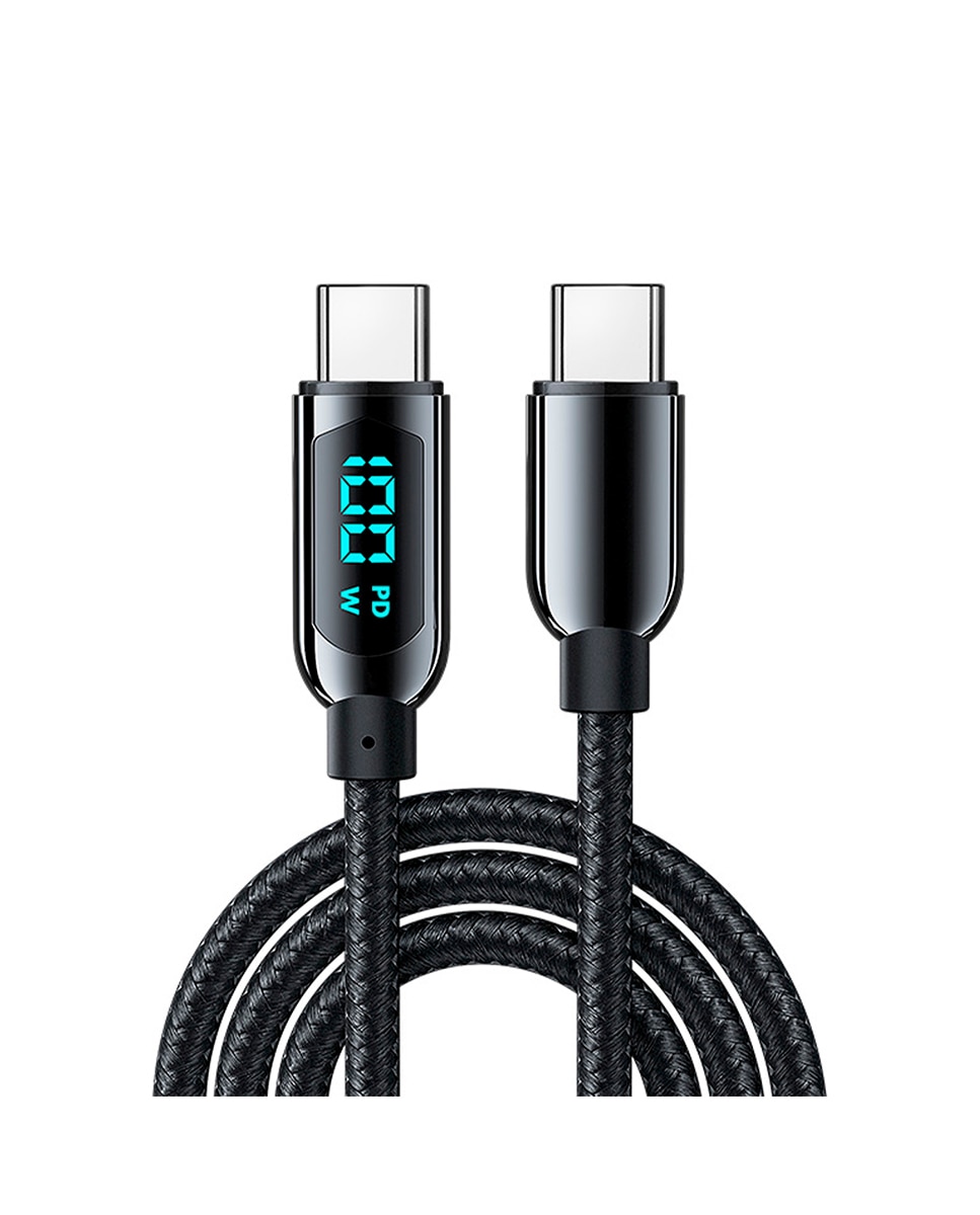 Imagen 0 de Cable usb-c a usb-c de 100w pd