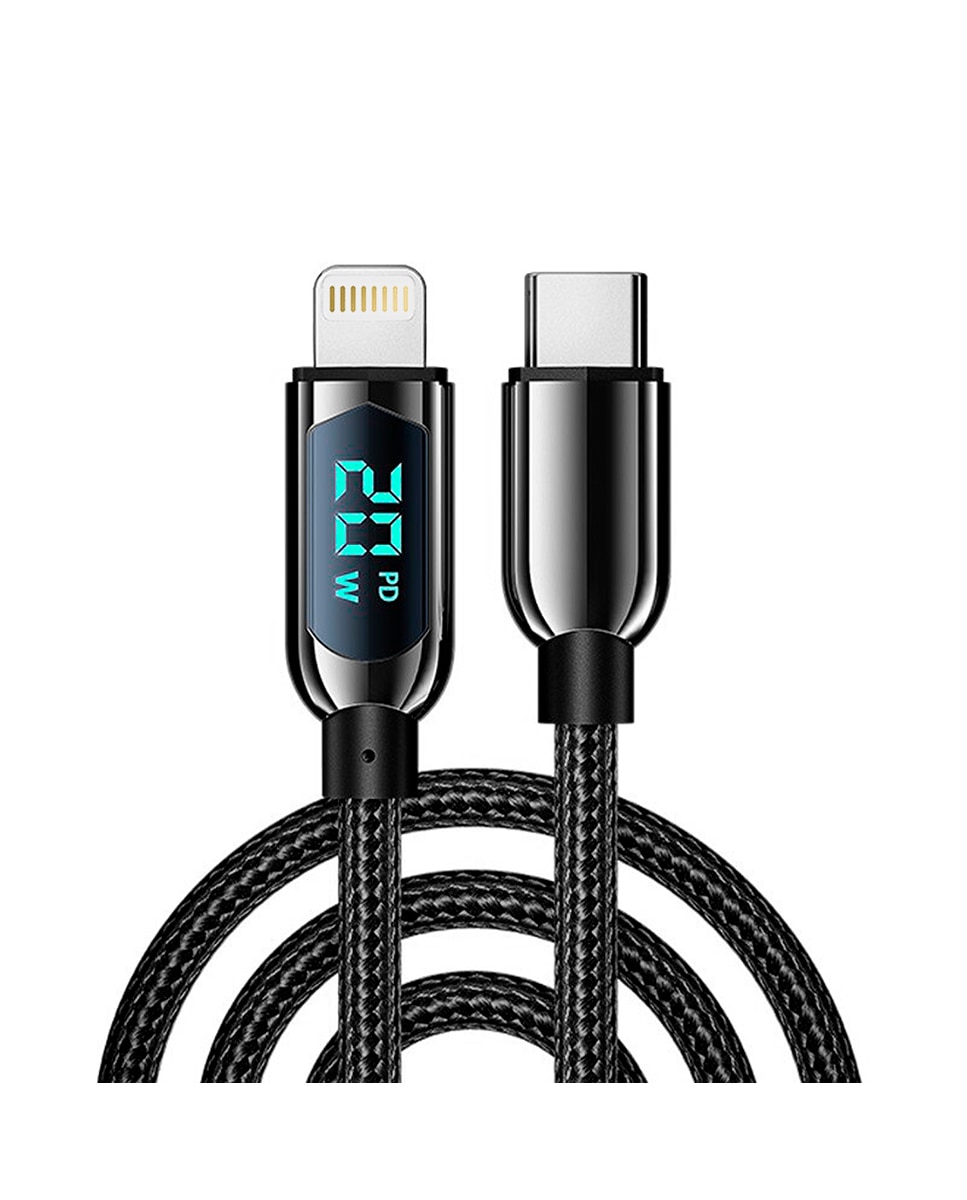 Imagen 0 de Cable usb-c 2.0 a lightning de 20w