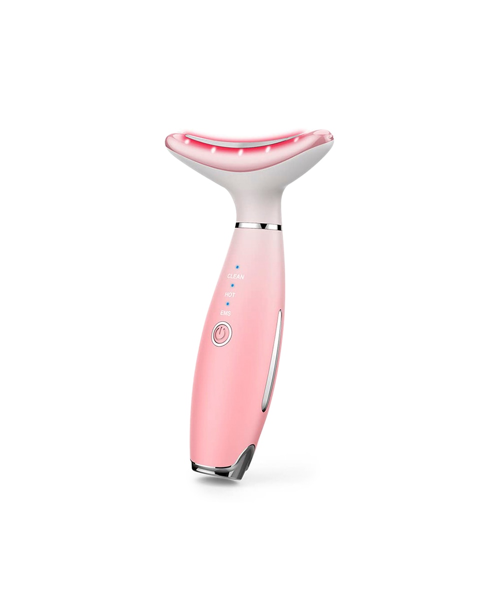 Imagen 0 de Masajeador ultrasónico para cara y cuello con tratamiento de luz LED
