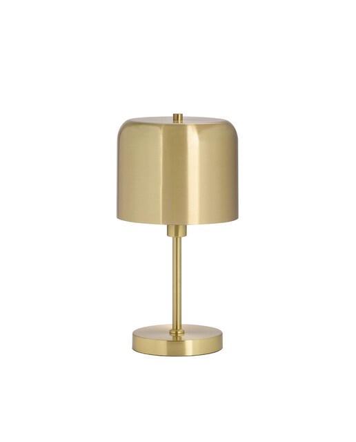 Lámpara mesa metal dorado ø20x40