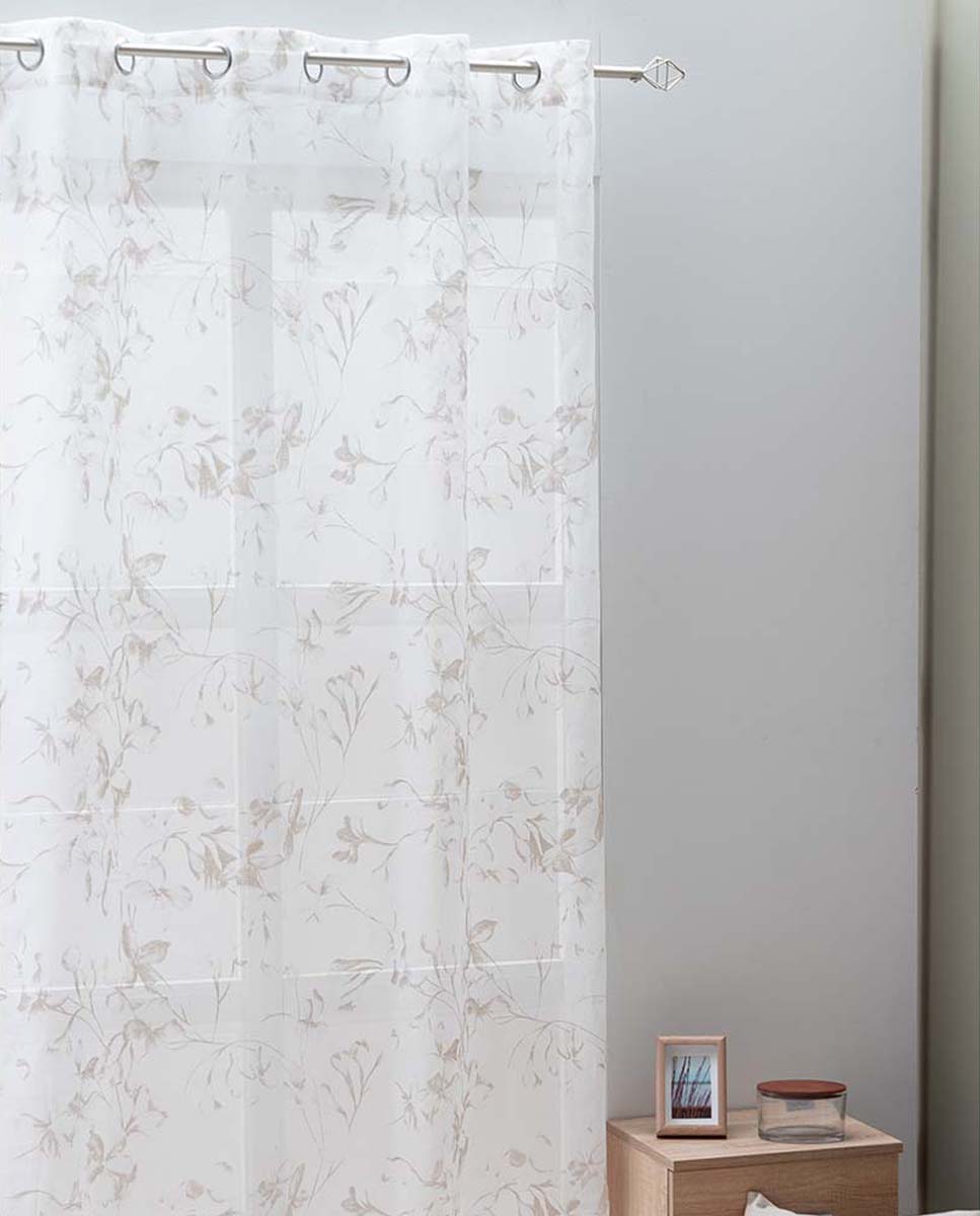 Imagen 0 de Cortina mujji 140 x 265  cm. Daira beige