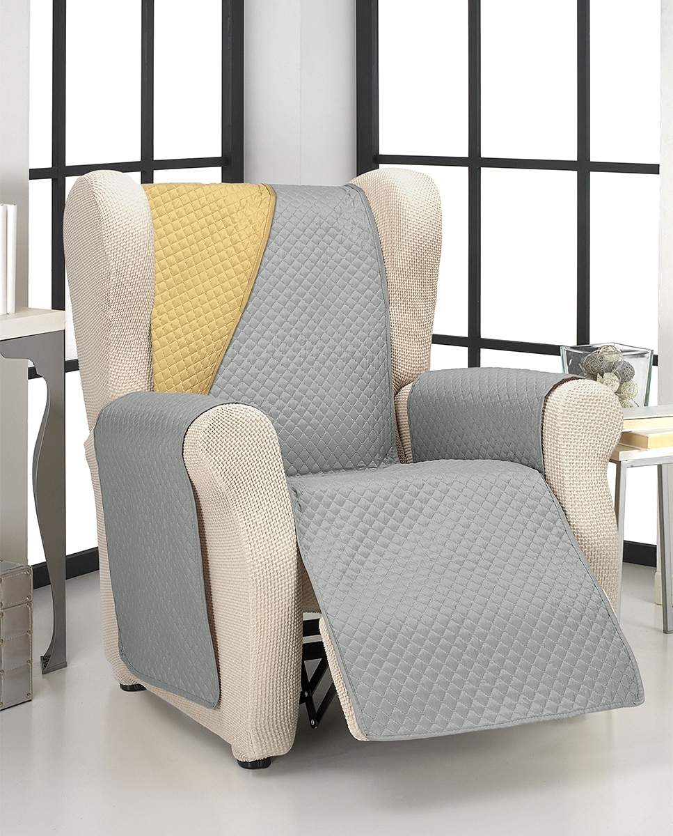 Imagen 0 de Funda de Sofá Acolchado Reversible Chaise Longue Dimond