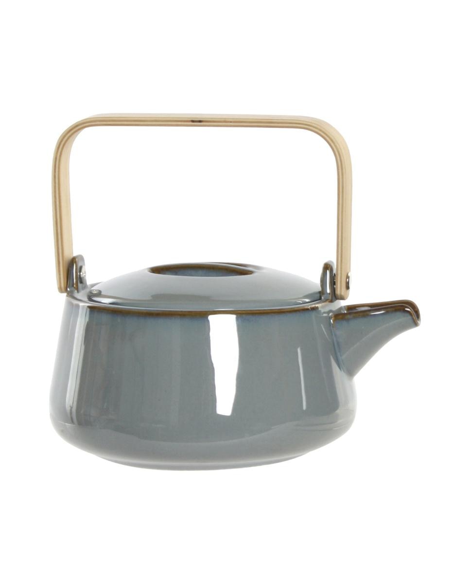 Imagen 0 de Tetera bambú porcelana