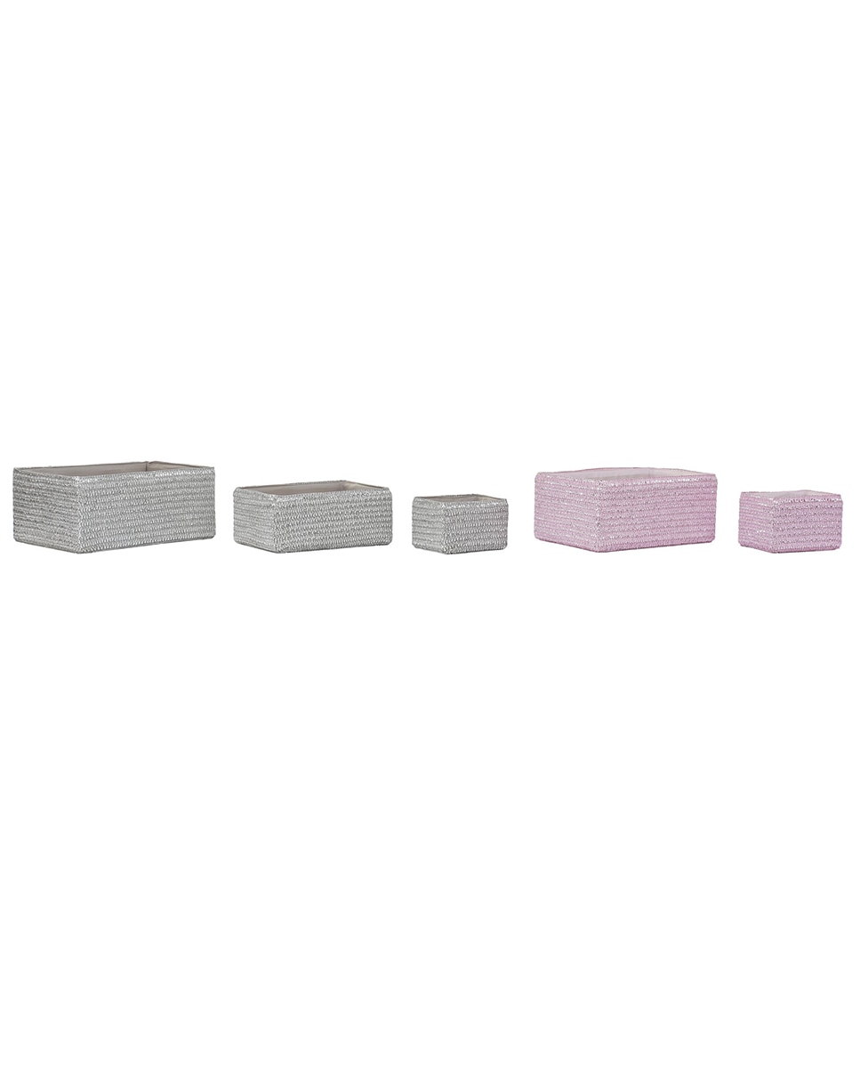 Imagen 0 de Pack 5 cesta polipropileno