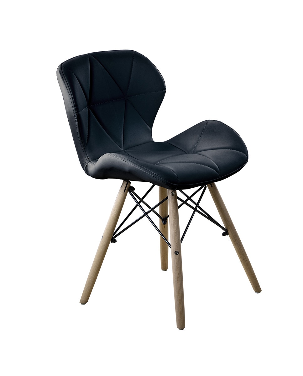 Imagen 0 de Silla Eiffel aolchada negra