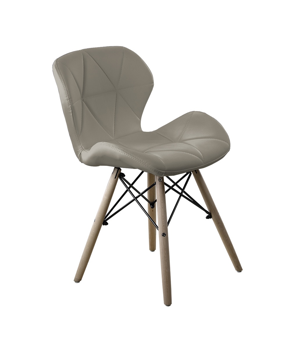 Imagen 0 de Silla eiffel quilted beige (54,5x53x71 - asiento al suelo 45,5cm)