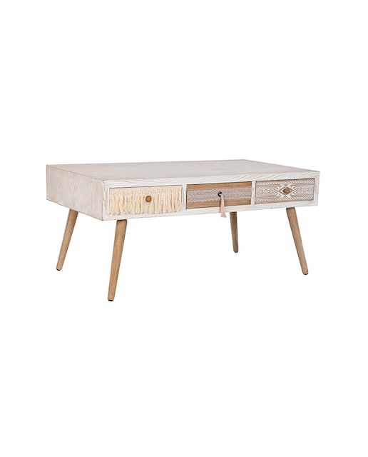 Imagen 0 de Mesa centro abeto algodon 110 x 60 x 50 blanco