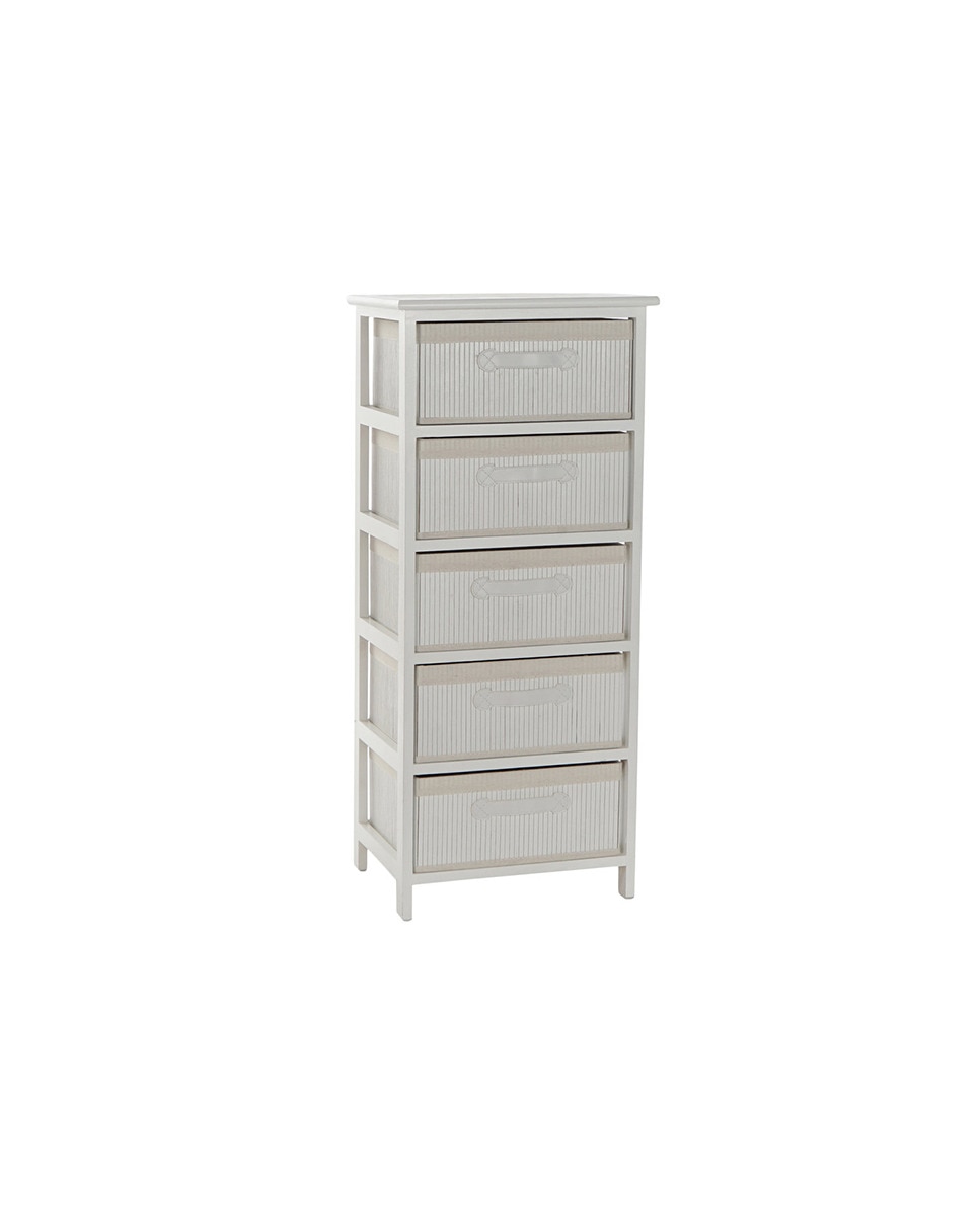 Imagen 0 de Cajonera bambú paulownia 42 x 32 x 98 blanco