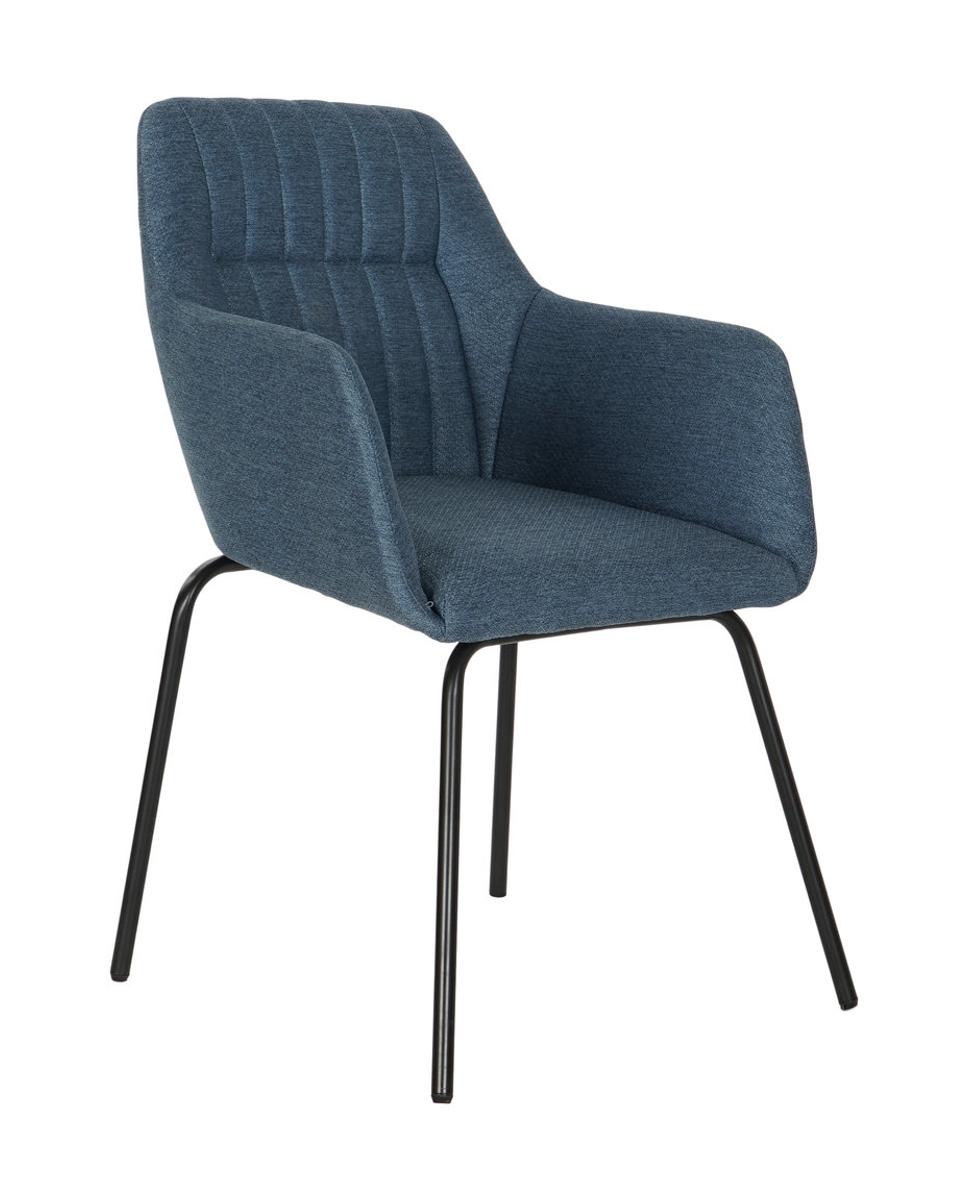 Imagen 0 de Silla poliéster metal 55x56x83 azul
