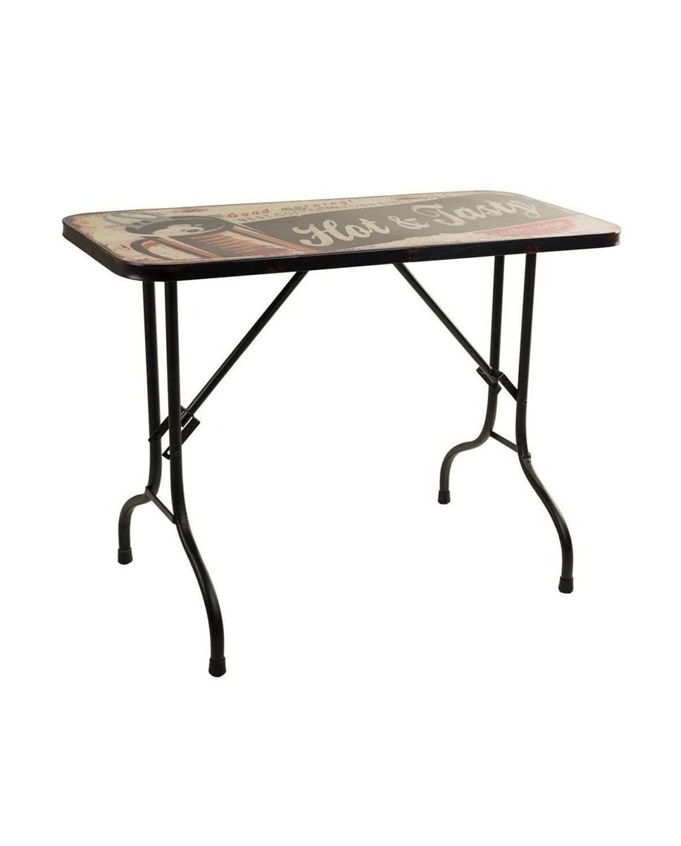 Imagen 0 de Mesa rectangular de metal negro