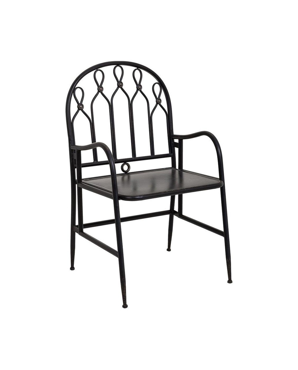 Imagen 0 de Silla de metal negro