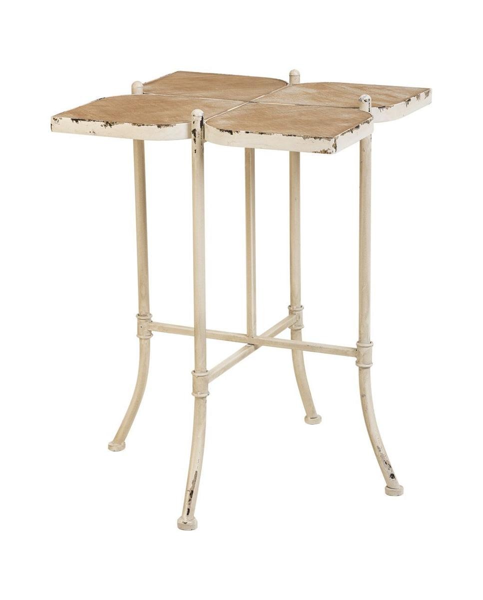 Imagen 0 de Mesa de centro de madera y metal blanco