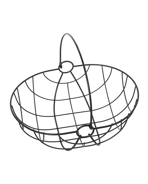 Imagen 0 de Frutero con asa metal negro