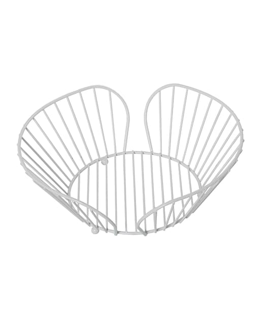 Imagen 0 de Frutero metal blanco