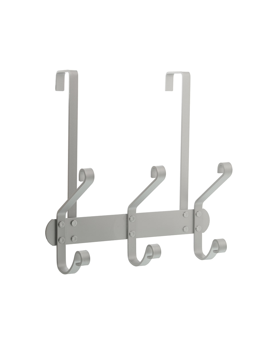 Imagen 0 de Percha puerta cromada 3 ganchos