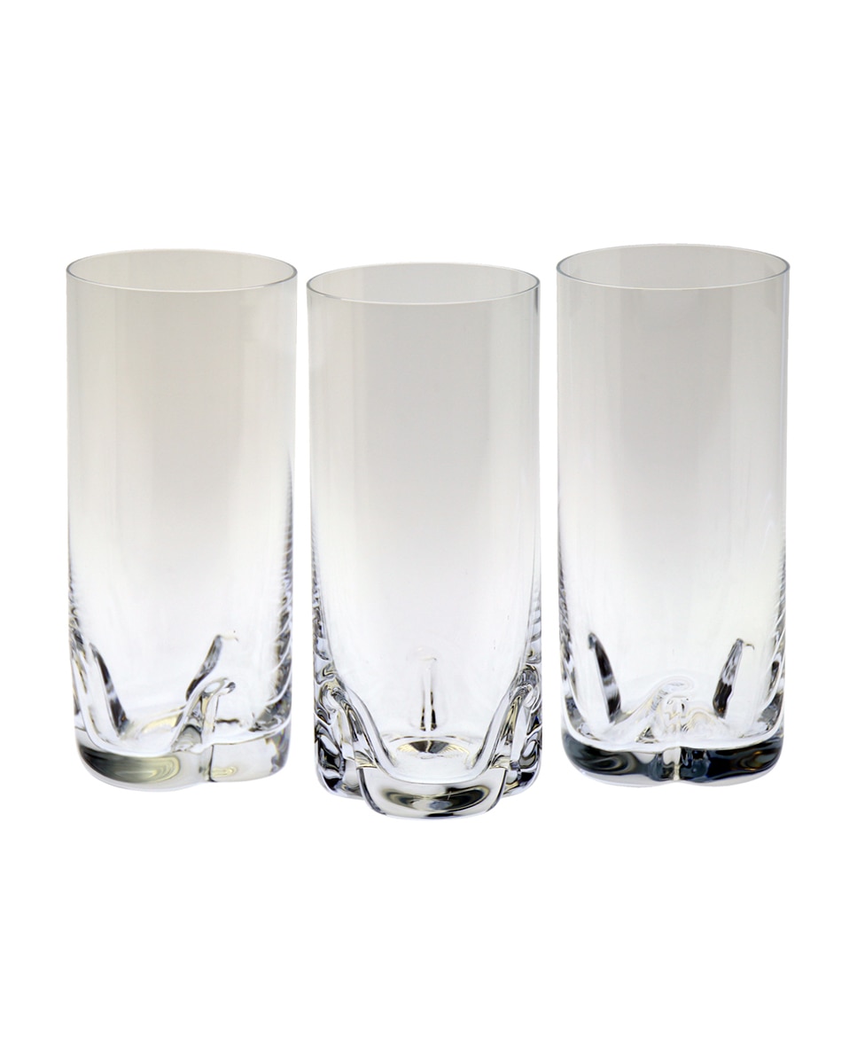 Imagen 0 de Set 6 vasos alto cristal bohem ia en caja regalo