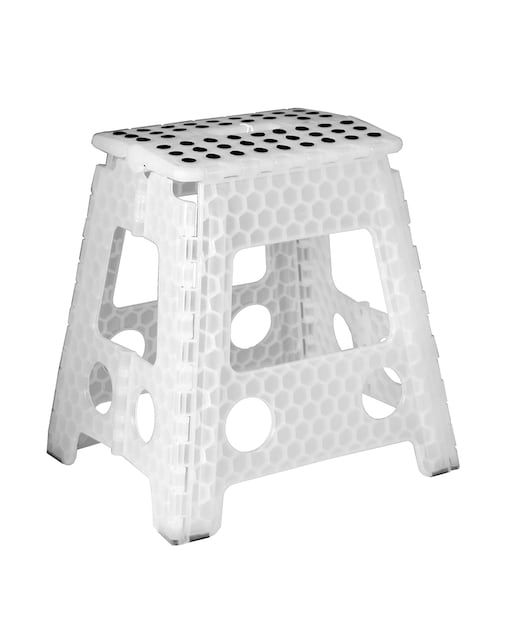 Imagen 0 de Taburete plegable pp blanco tr anslucido