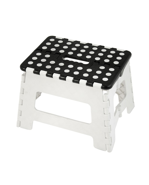 Imagen 0 de Taburete plegable pp blanco, ne gro