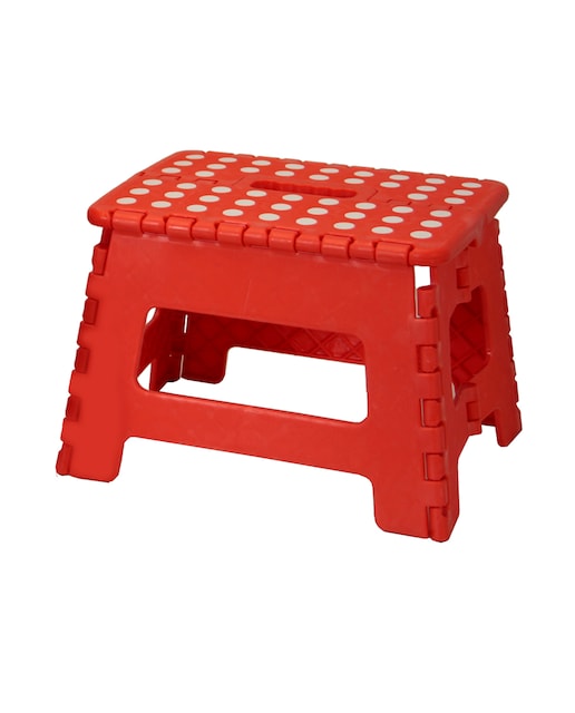 Imagen 0 de Taburete plegable pp rojo