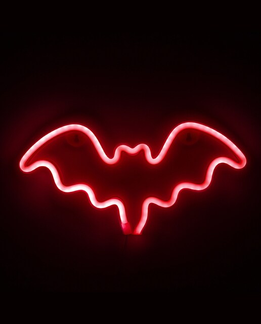 Imagen 0 de Neón colgante rojo diseño Murciélago