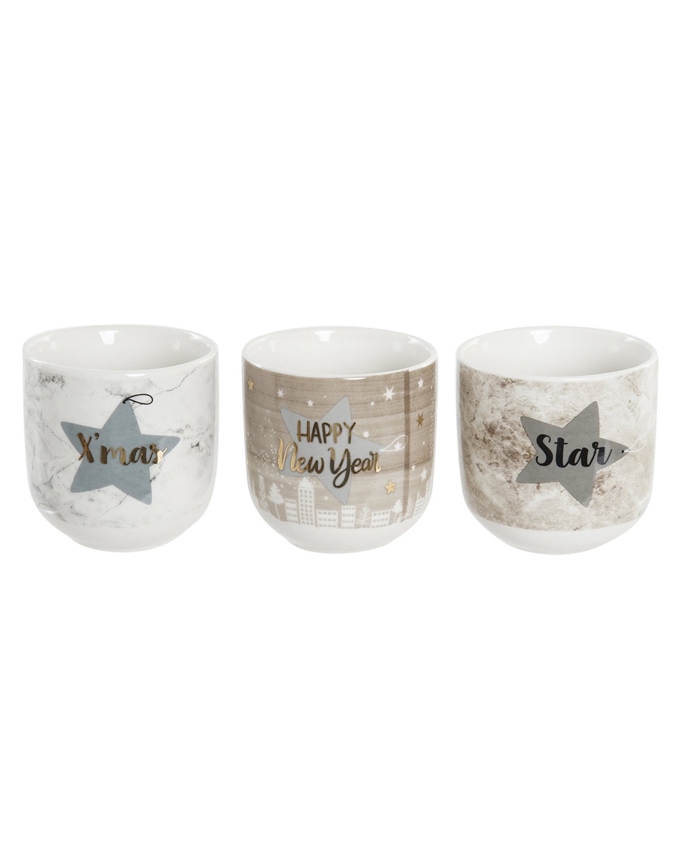 Imagen 0 de Cafe set 6 porcelana 130ml estrella
