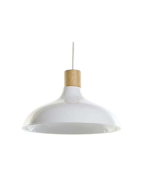 Imagen 0 de Lámpara techo metal pino 35,5x35,5x21 blanco