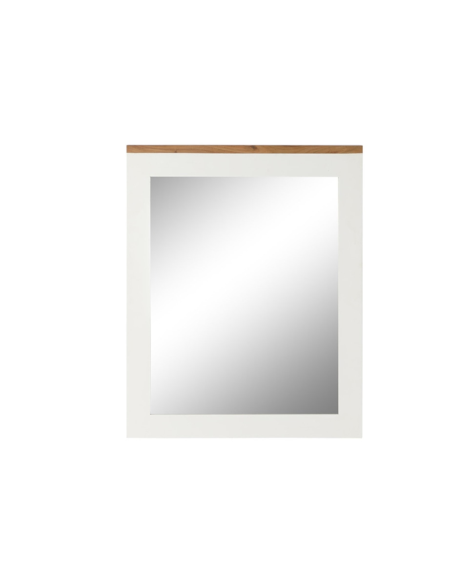 Imagen 0 de Espejo mango acacia 90x3x110 blanco