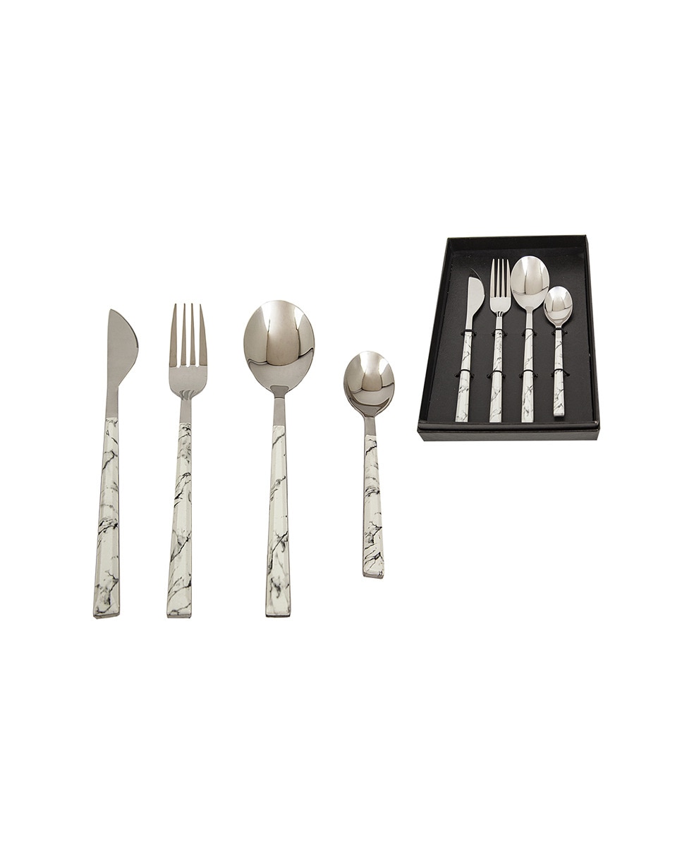 Imagen 0 de Estuche cubiertos acero inox
