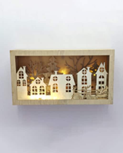 Decoración pared mdf led