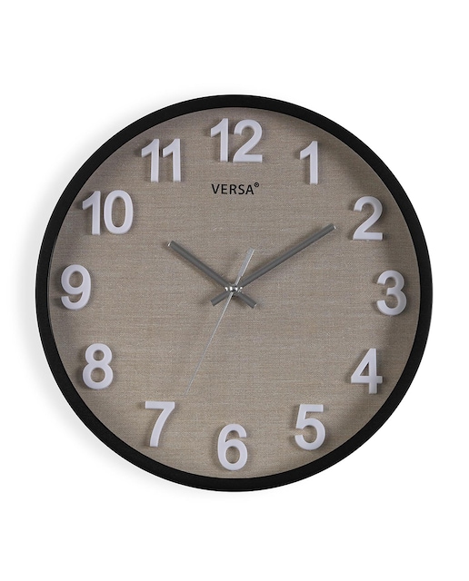 Imagen 0 de Reloj de pared vesta negro 30 cm