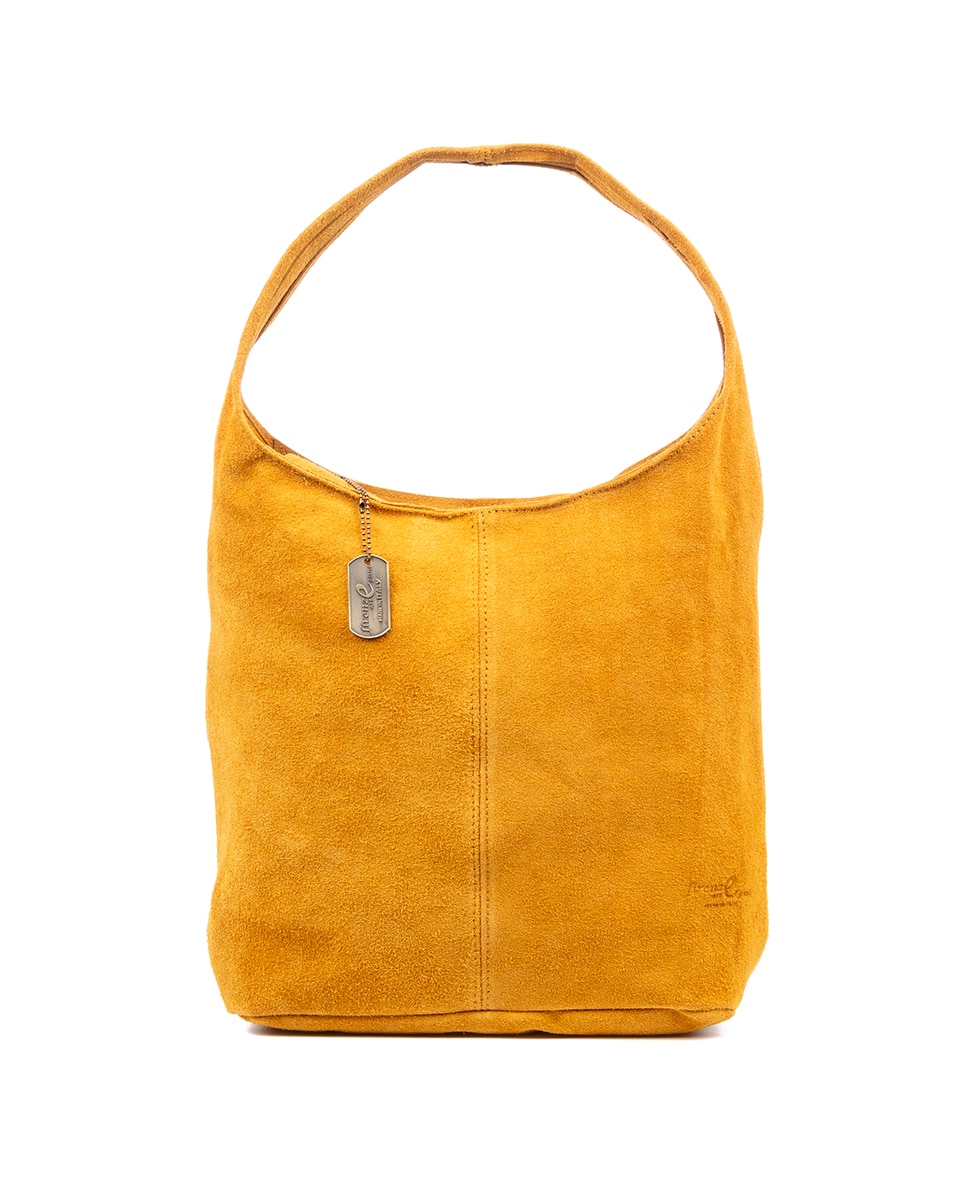 Imagen 0 de Bolso shopper mujer en piel auténtica Gamuza.