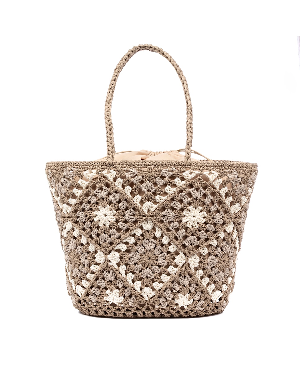Imagen 0 de Bolso de hombro mujer. Fabricado en algodón.