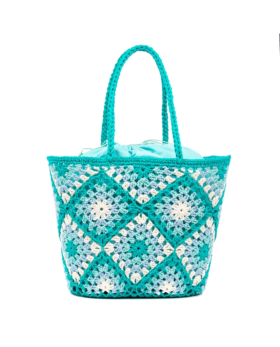 Imagen 0 de Bolso de hombro mujer. Fabricado en algodón.