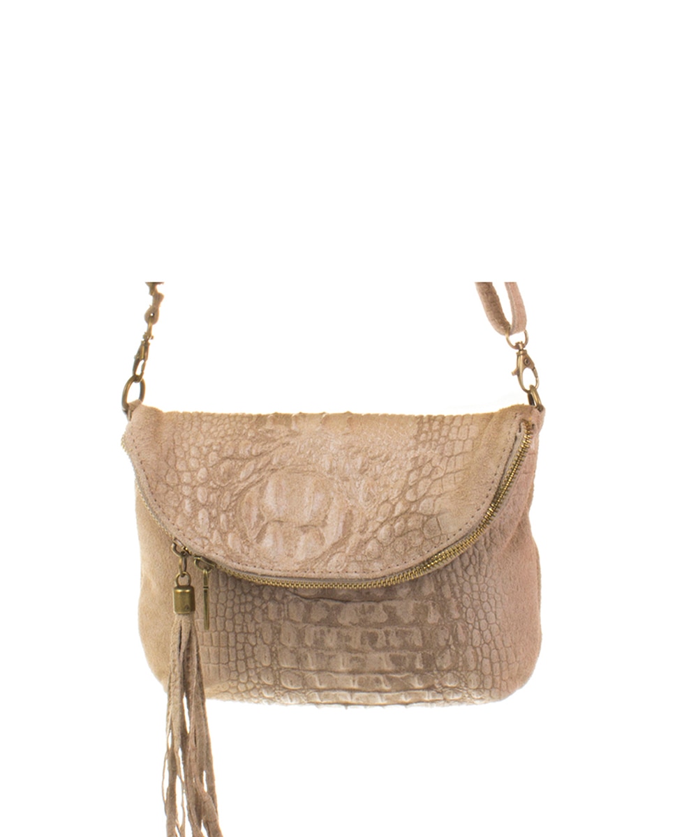 Imagen 0 de Bolsos estampado cocodrilo