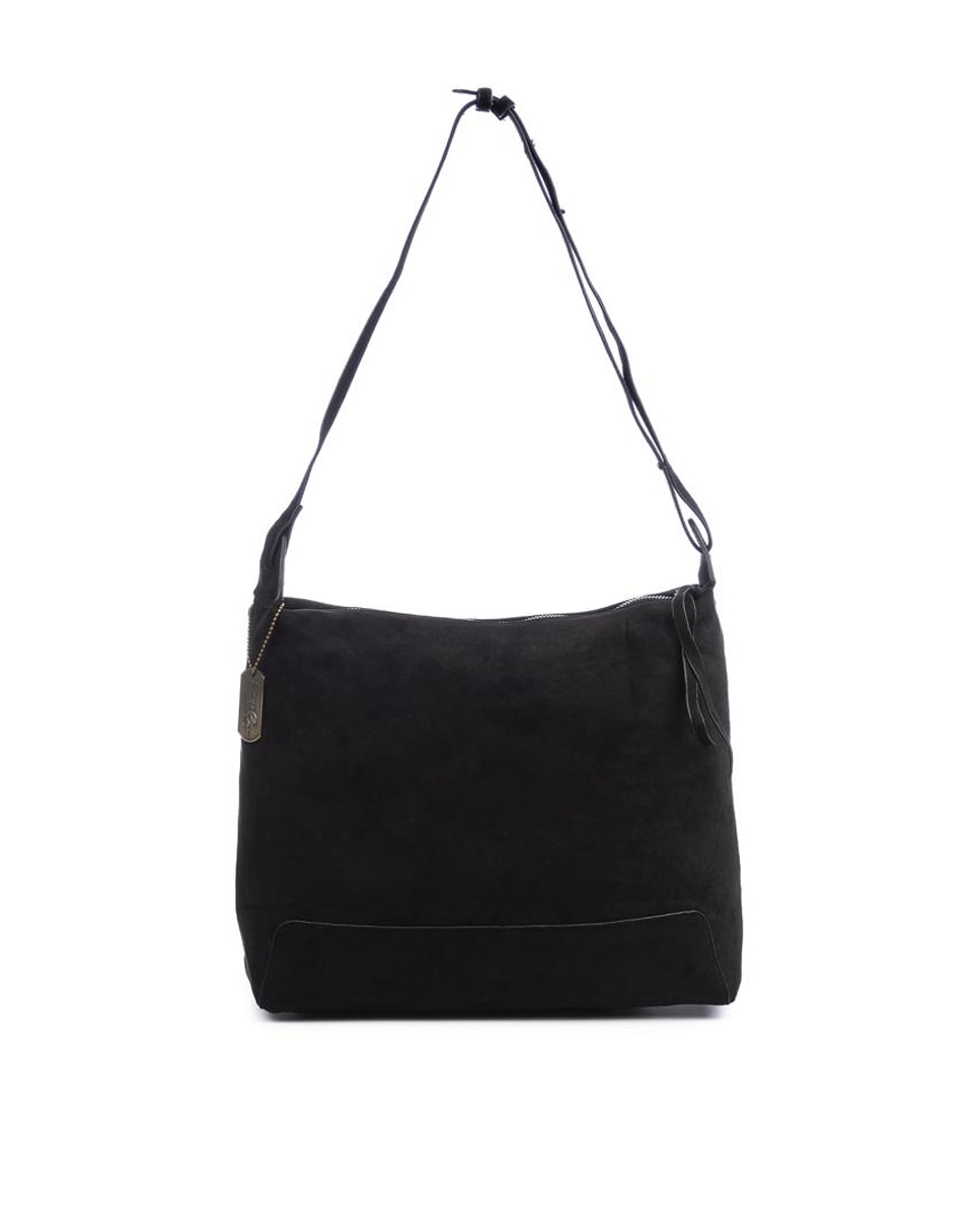 Imagen 0 de Bolso bandolera de piel suede