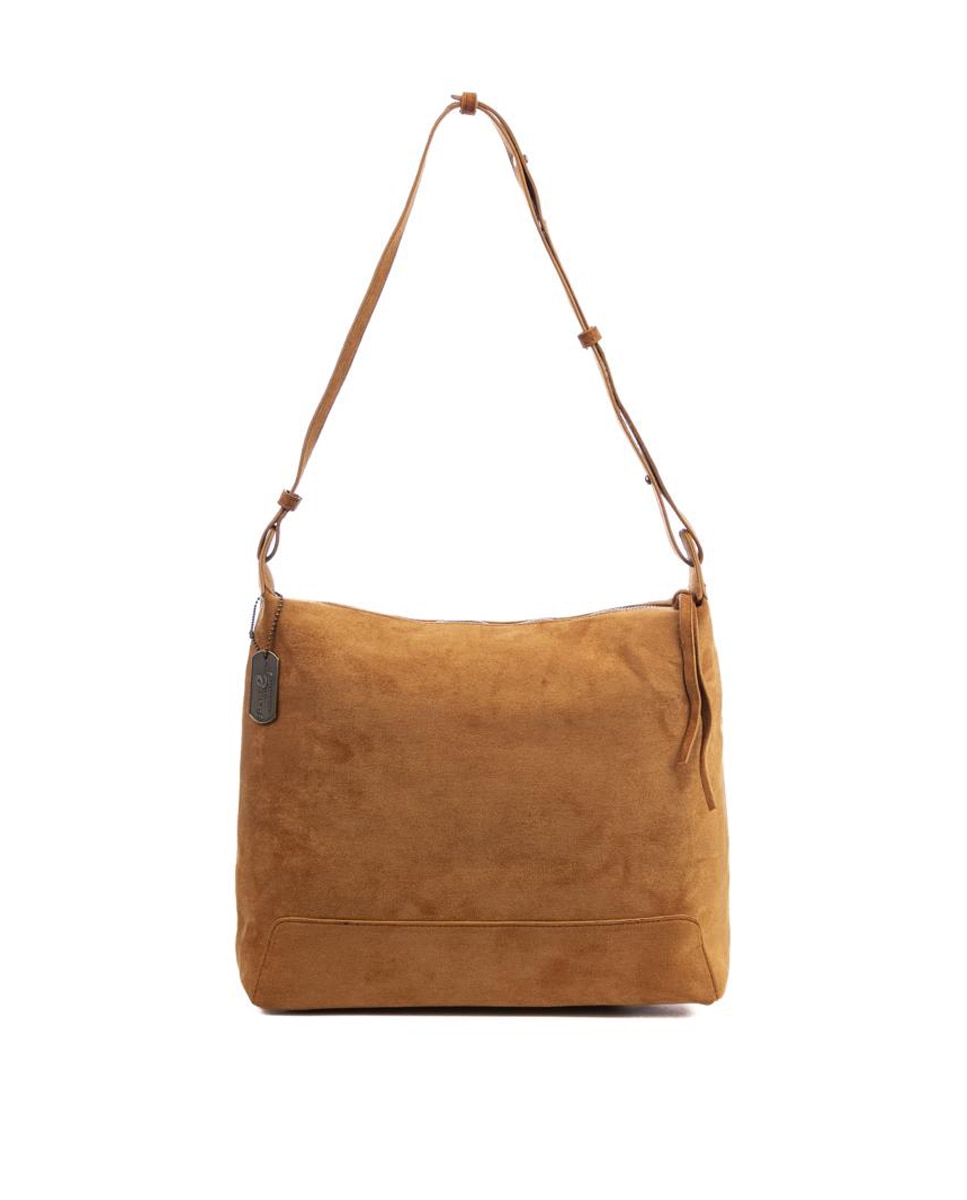 Imagen 0 de Bolso bandolera de piel suede