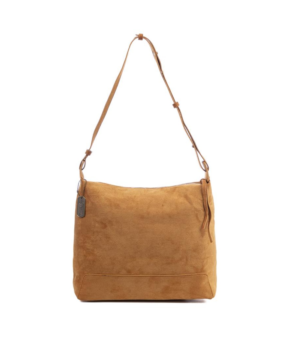 Imagen 0 de Bolso bandolera de piel suede
