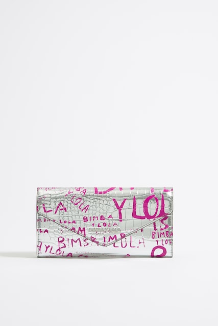 Imagen 0 de Billetera de mujer continental grabado cocodrilo