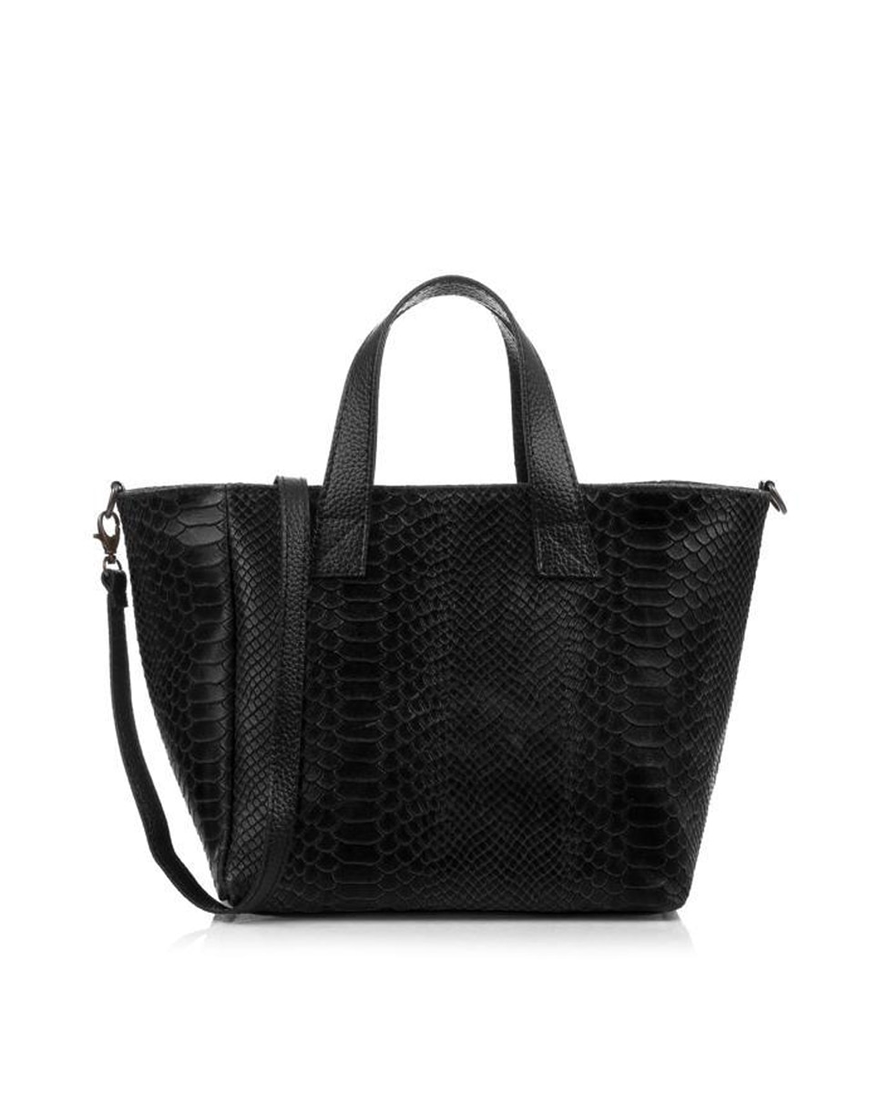 Imagen 0 de Bolso tote Cassandra color Negro