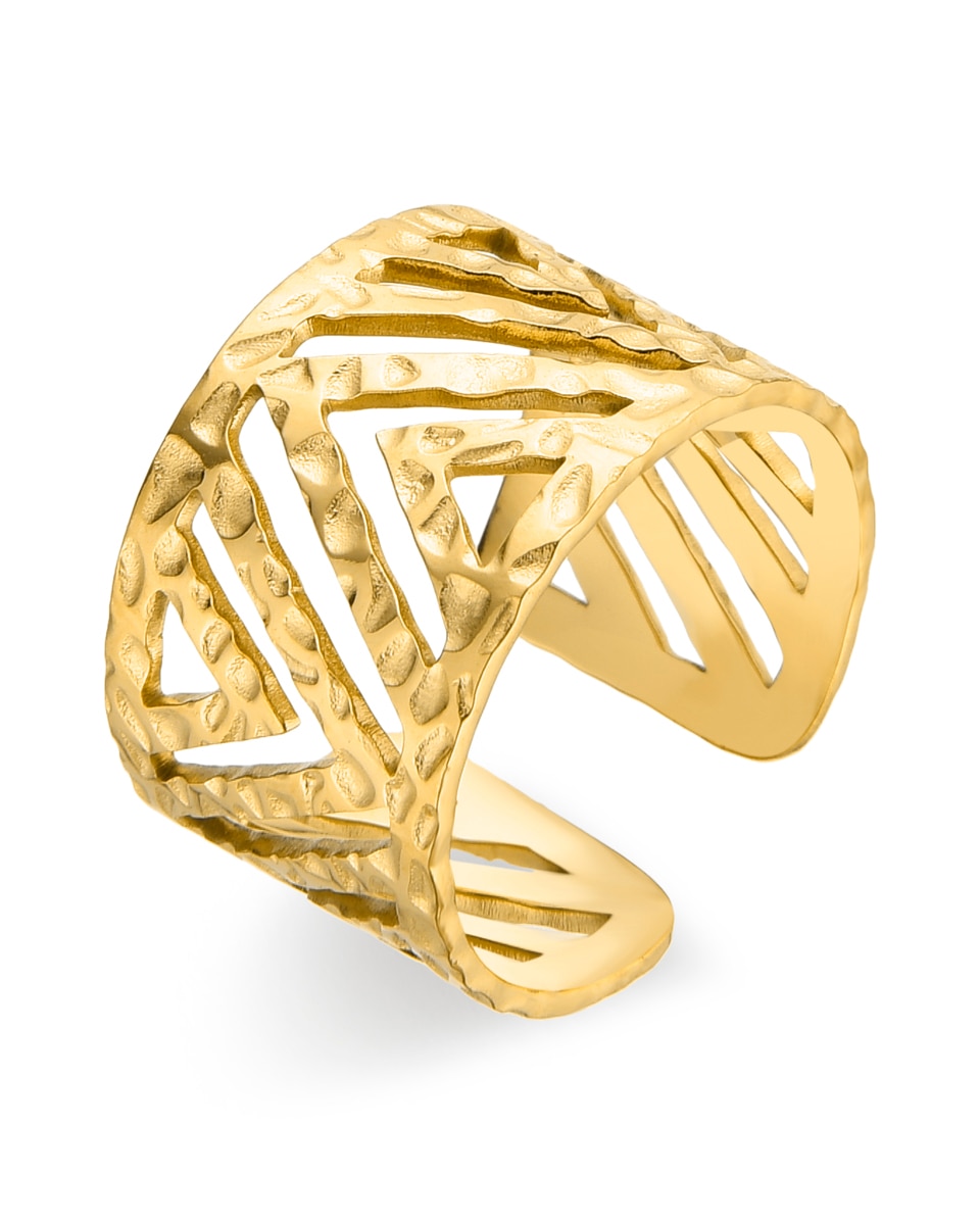 Imagen 0 de Anillo acabado en oro amarillo 18k