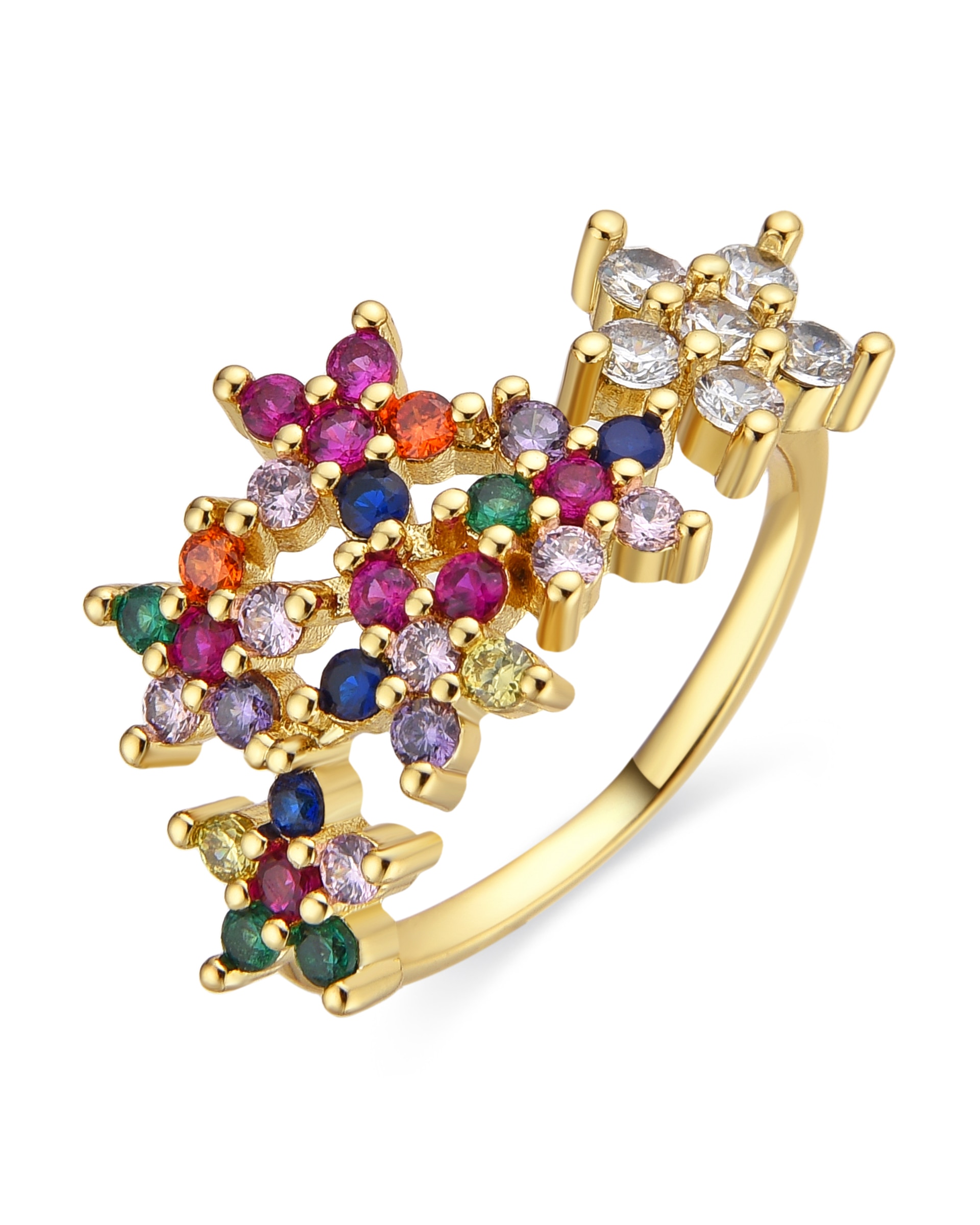 Imagen 0 de Anillo Qianvi acabado oro amarillo 18k