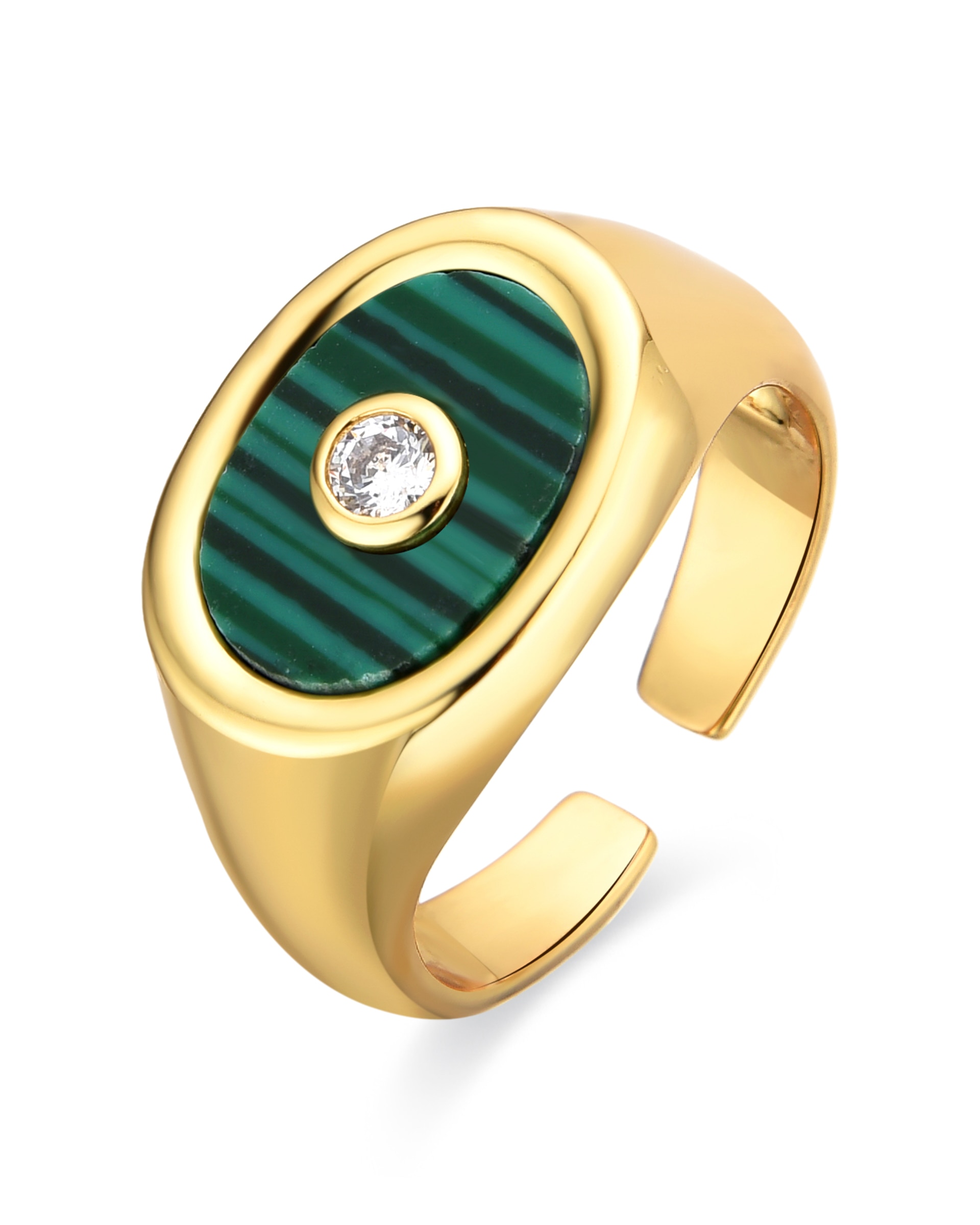 Imagen 0 de Anillo Staxo acabado oro amarillo 18k