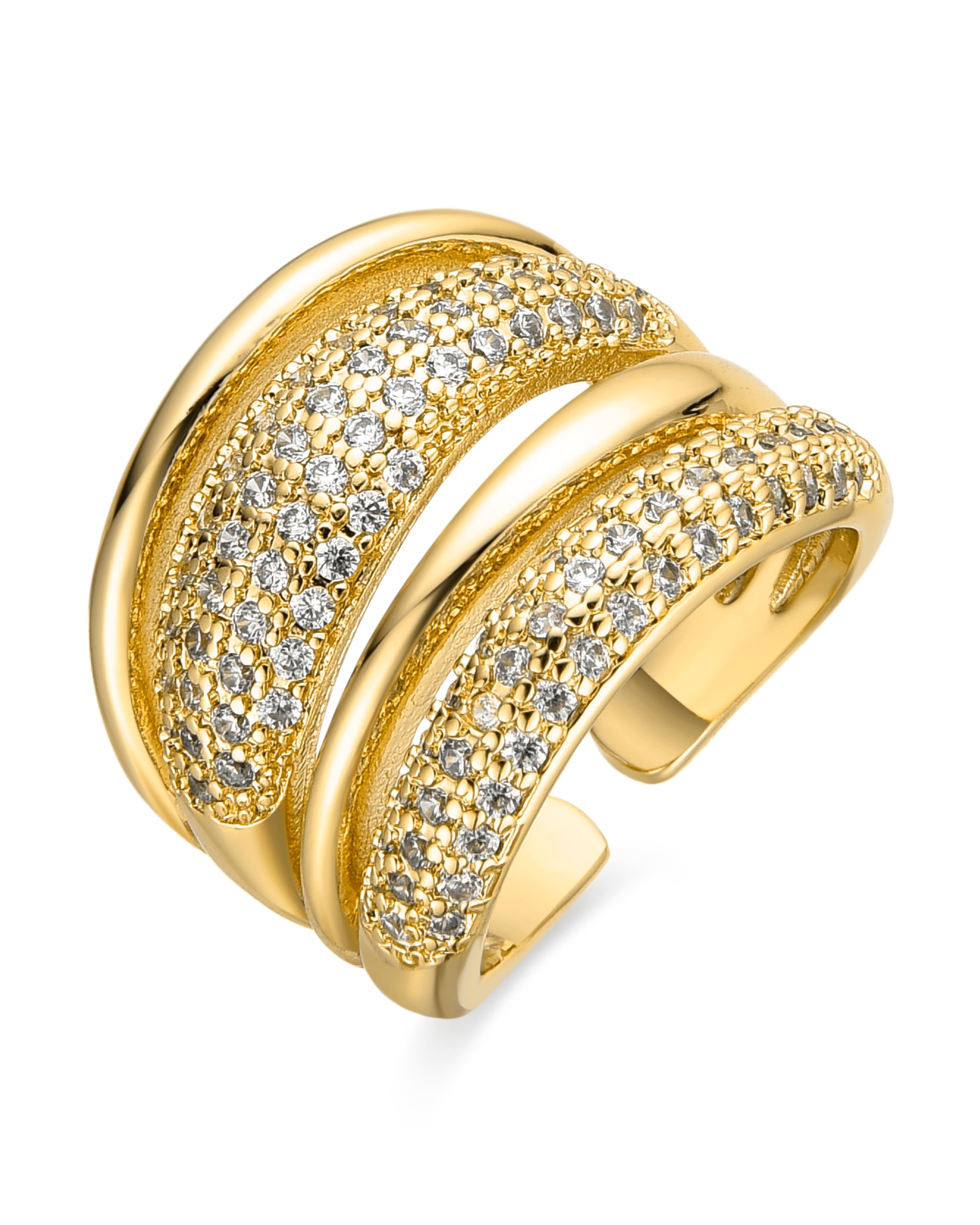 Imagen 0 de Anillo Merima acabado oro amarillo 18k