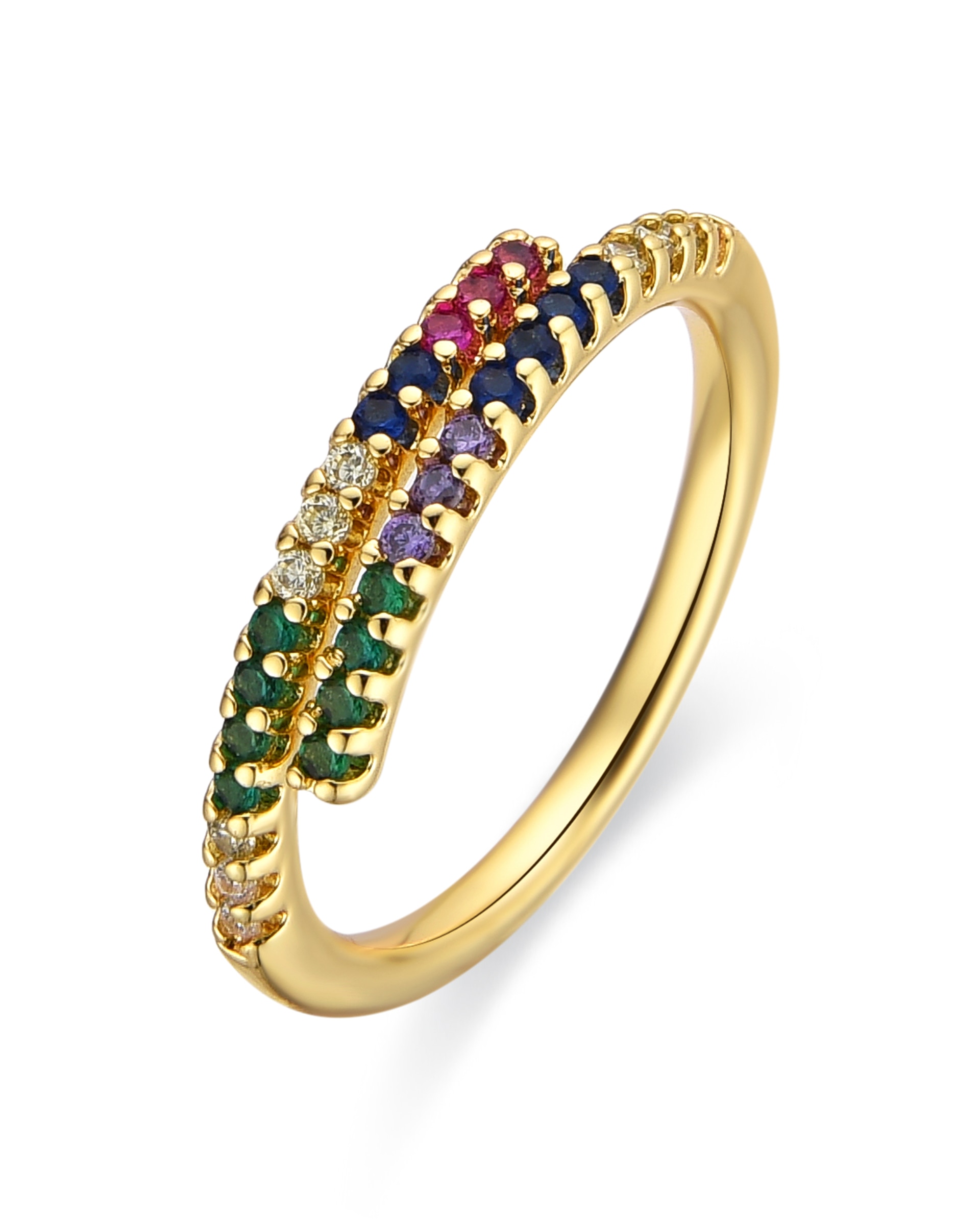Imagen 0 de Anillo Tazel acabado oro amarillo 18k