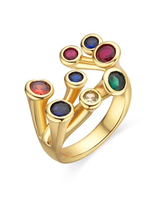 Imagen 0 de Anillo Yter acabado oro amarillo 18k