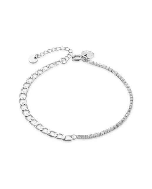 Imagen 0 de Pulsera  acabada en rodio